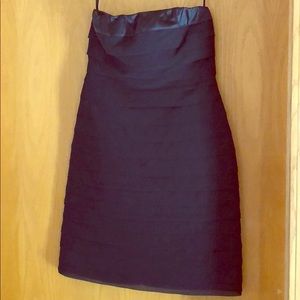 The Limited black strapless dress